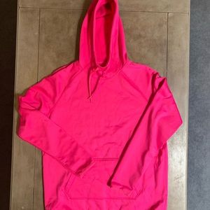 Bright pink nike hoodie